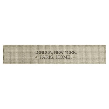 vidaXL Alfombra de cocina lavable terciopelo Capital Home 60x300 cm
