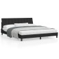 vidaXL Estructura de cama con luces LED terciopelo negro 180x200 cm vidaXL Estructura de cama con luces LED terciopelo negro 180x200 cm
