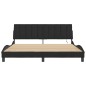 vidaXL Estructura de cama con luces LED terciopelo negro 180x200 cm vidaXL Estructura de cama con luces LED terciopelo negro 180x200 cm