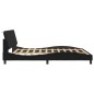 vidaXL Estructura de cama con luces LED terciopelo negro 180x200 cm vidaXL Estructura de cama con luces LED terciopelo negro 180x200 cm