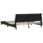 vidaXL Estructura de cama con luces LED terciopelo negro 180x200 cm vidaXL Estructura de cama con luces LED terciopelo negro 180x200 cm