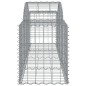 vidaXL Cestas de gaviones 7 uds forma de arco hierro 200x50x60/80 cm vidaXL Cestas de gaviones 7 uds forma de arco hierro 200x50x60/80 cm