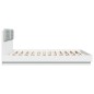 vidaXL Estructura cama con cabecero madera ingeniería blanco 200x200cm vidaXL Estructura cama con cabecero madera ingeniería blanco 200x200cm