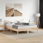 vidaXL Estructura de cama con cabecero madera maciza pino 160x200 cm vidaXL Estructura de cama con cabecero madera maciza pino 160x200 cm