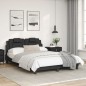 vidaXL Estructura cama con luces LED cuero sintético negro 120x200 cm vidaXL Estructura cama con luces LED cuero sintético negro 120x200 cm
