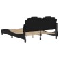 vidaXL Estructura cama con luces LED cuero sintético negro 120x200 cm vidaXL Estructura cama con luces LED cuero sintético negro 120x200 cm