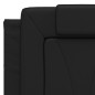 vidaXL Estructura cama con luces LED cuero sintético negro 120x200 cm vidaXL Estructura cama con luces LED cuero sintético negro 120x200 cm