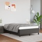 vidaXL Estructura de cama cuero sintético gris 120x190 cm vidaXL Estructura de cama cuero sintético gris 120x190 cm