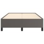 vidaXL Estructura de cama cuero sintético gris 120x190 cm vidaXL Estructura de cama cuero sintético gris 120x190 cm