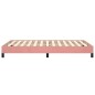 vidaXL Estructura de cama terciopelo rosa 120x190 cm vidaXL Estructura de cama terciopelo rosa 120x190 cm