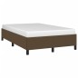 vidaXL Estructura de cama tela marrón oscuro 120x190 cm vidaXL Estructura de cama tela marrón oscuro 120x190 cm