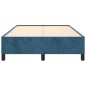 vidaXL Estructura de cama terciopelo azul oscuro 120x190 cm vidaXL Estructura de cama terciopelo azul oscuro 120x190 cm