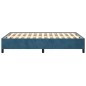 vidaXL Estructura de cama terciopelo azul oscuro 120x190 cm vidaXL Estructura de cama terciopelo azul oscuro 120x190 cm