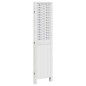 vidaXL Biombo separador de 4 paneles madera maciza Paulownia blanco vidaXL Biombo separador de 4 paneles madera maciza Paulownia blanco