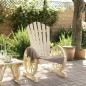 vidaXL Sillón de jardín Adirondack madera maciza de abeto vidaXL Sillón de jardín Adirondack madera maciza de abeto
