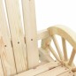 vidaXL Sillón de jardín Adirondack madera maciza de abeto vidaXL Sillón de jardín Adirondack madera maciza de abeto