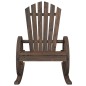 vidaXL Mecedora de jardín Adirondack madera maciza de abeto vidaXL Mecedora de jardín Adirondack madera maciza de abeto
