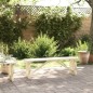 vidaXL Banco de jardín madera maciza abeto 115 cm vidaXL Banco de jardín madera maciza abeto 115 cm