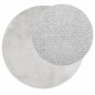 vidaXL Alfombra de pelo corto OVIEDO gris Ø 200 cm vidaXL Alfombra de pelo corto OVIEDO gris Ø 200 cm