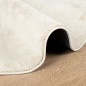 vidaXL Alfombra de pelo corto OVIEDO beige Ø 280 cm