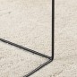 vidaXL Alfombra de pelo corto OVIEDO beige Ø 280 cm