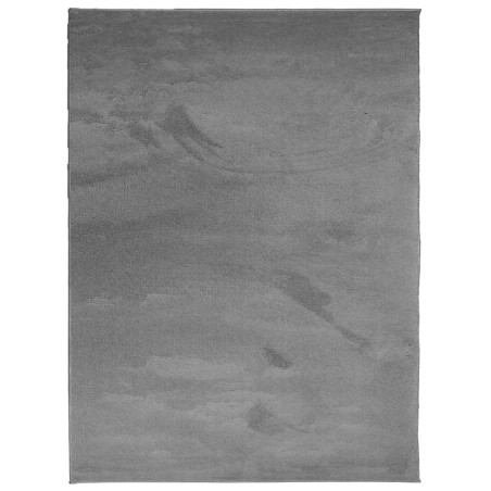 vidaXL Alfombra de pelo corto OVIEDO gris antracita 240x340 cm