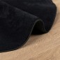 vidaXL Alfombra de pelo corto OVIEDO negro Ø 100 cm vidaXL Alfombra de pelo corto OVIEDO negro Ø 100 cm