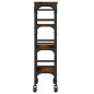 vidaXL Carrito de cocina madera ingeniería roble ahumado 53x20x76 cm vidaXL Carrito de cocina madera ingeniería roble ahumado 53x20x76 cm