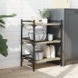 vidaXL Carrito de cocina madera ingeniería roble Sonoma 50x35x75,5 cm vidaXL Carrito de cocina madera ingeniería roble Sonoma 50x35x75,5 cm