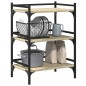 vidaXL Carrito de cocina madera ingeniería roble Sonoma 50x35x75,5 cm vidaXL Carrito de cocina madera ingeniería roble Sonoma 50x35x75,5 cm
