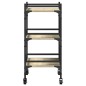 vidaXL Carrito de cocina madera ingeniería roble Sonoma 50x35x75,5 cm vidaXL Carrito de cocina madera ingeniería roble Sonoma 50x35x75,5 cm