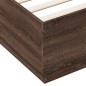 vidaXL Estructura de cama madera de ingeniería marrón roble 150x200 cm vidaXL Estructura de cama madera de ingeniería marrón roble 150x200 cm