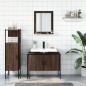 vidaXL Set de muebles de baño 3 pzas madera contrachapada roble marrón vidaXL Set de muebles de baño 3 pzas madera contrachapada roble marrón