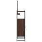 vidaXL Set de muebles de baño 3 pzas madera contrachapada roble marrón vidaXL Set de muebles de baño 3 pzas madera contrachapada roble marrón