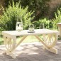 vidaXL Mesa de centro de jardín madera maciza abeto 90x50x40 cm vidaXL Mesa de centro de jardín madera maciza abeto 90x50x40 cm