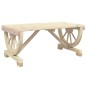 vidaXL Mesa de centro de jardín madera maciza abeto 90x50x40 cm vidaXL Mesa de centro de jardín madera maciza abeto 90x50x40 cm