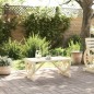 vidaXL Mesa de centro de jardín madera maciza abeto 90x50x40 cm vidaXL Mesa de centro de jardín madera maciza abeto 90x50x40 cm