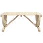 vidaXL Mesa de centro de jardín madera maciza abeto 90x50x40 cm vidaXL Mesa de centro de jardín madera maciza abeto 90x50x40 cm