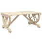 vidaXL Mesa de centro de jardín madera maciza abeto 90x50x40 cm vidaXL Mesa de centro de jardín madera maciza abeto 90x50x40 cm
