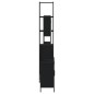 vidaXL Juego de muebles de baño 3 pzas madera contrachapada negro vidaXL Juego de muebles de baño 3 pzas madera contrachapada negro