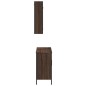 vidaXL Set de muebles baño 2 pzas madera contrachapada marrón roble vidaXL Set de muebles baño 2 pzas madera contrachapada marrón roble