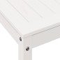vidaXL Mesa de plantación con estante madera pino blanco 108x50x75 cm vidaXL Mesa de plantación con estante madera pino blanco 108x50x75 cm