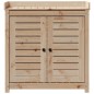 vidaXL Mesa de plantación con estantes madera pino 82,5x50x86,5 cm vidaXL Mesa de plantación con estantes madera pino 82,5x50x86,5 cm