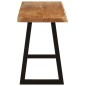 vidaXL Banco con borde natural de madera de acacia maciza 105 cm vidaXL Banco con borde natural de madera de acacia maciza 105 cm