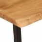 vidaXL Banco con borde natural de madera de acacia maciza 105 cm vidaXL Banco con borde natural de madera de acacia maciza 105 cm