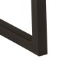 vidaXL Banco con borde natural de madera de mango maciza 105 cm