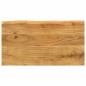 vidaXL Set de 3 mesas apilables con borde natural madera maciza acacia vidaXL Set de 3 mesas apilables con borde natural madera maciza acacia