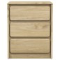 vidaXL Mesita de noche SAUDA madera de pino maciza roble 44x35x56 cm vidaXL Mesita de noche SAUDA madera de pino maciza roble 44x35x56 cm