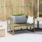 vidaXL Banco sofá de jardín extensible madera de pino impregnada vidaXL Banco sofá de jardín extensible madera de pino impregnada
