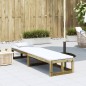 vidaXL Banco sofá de jardín extensible madera de pino impregnada vidaXL Banco sofá de jardín extensible madera de pino impregnada